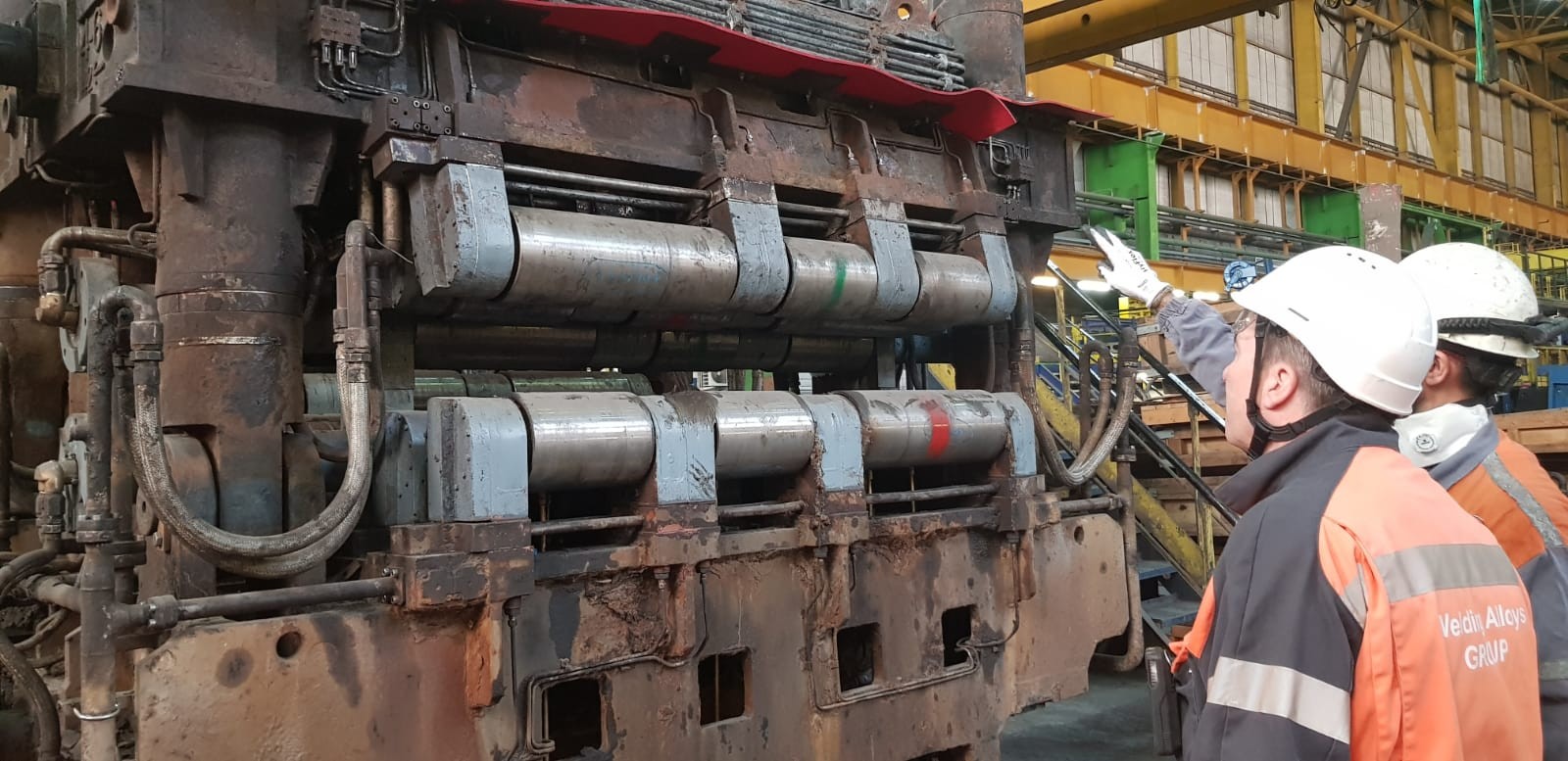 Segment de rouleaux de coulée continue