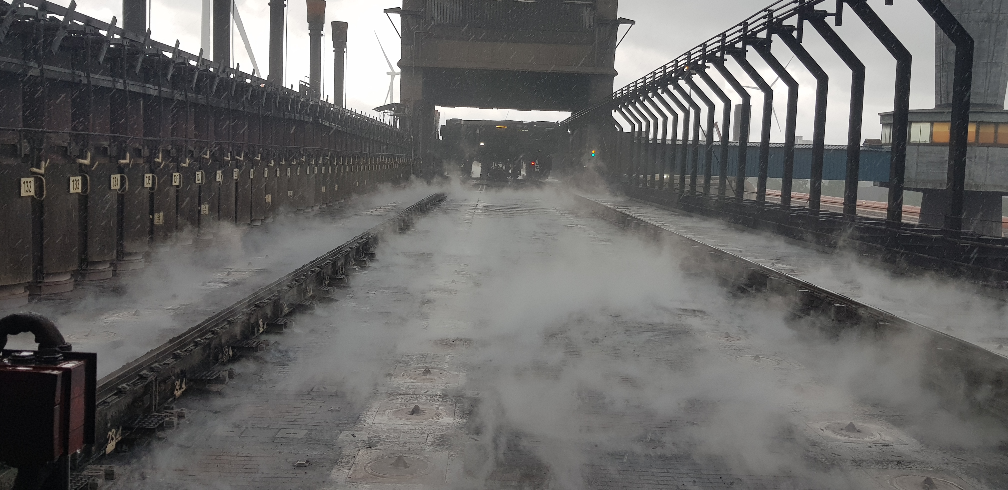 Coke oven machine positioning